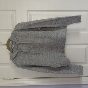 Topshop Cropped Hoodie Sweater